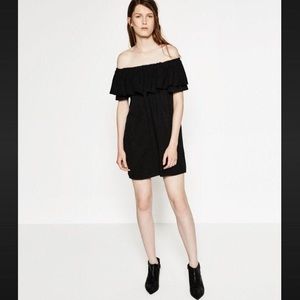 Zara off the shoulder dress